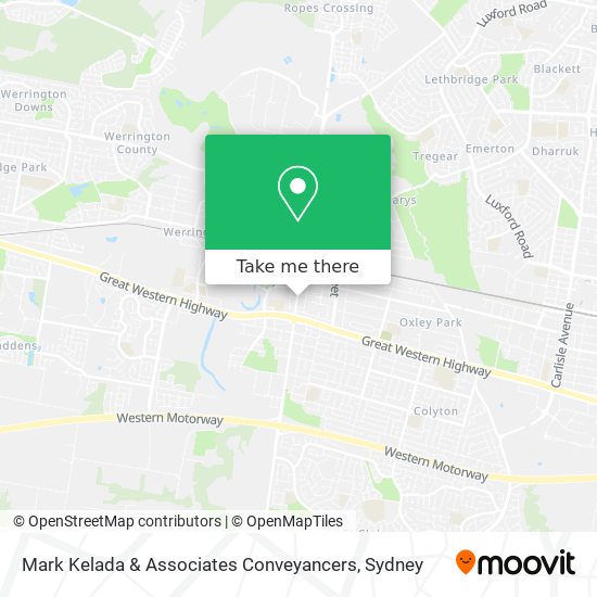 Mapa Mark Kelada & Associates Conveyancers