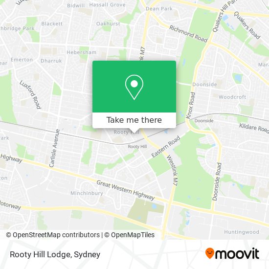 Rooty Hill Lodge map