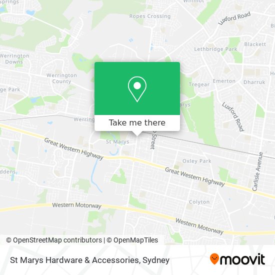 St Marys Hardware & Accessories map