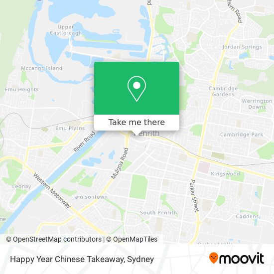 Happy Year Chinese Takeaway map