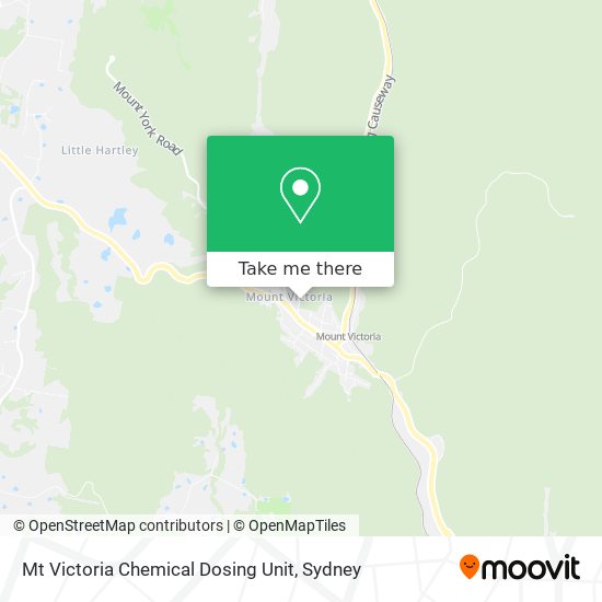Mt Victoria Chemical Dosing Unit map
