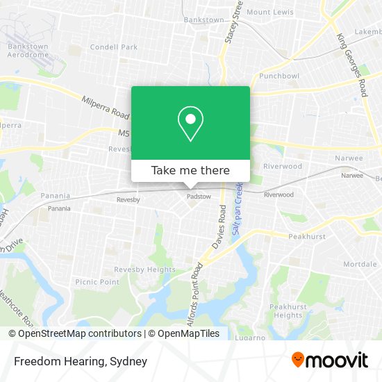 Freedom Hearing map