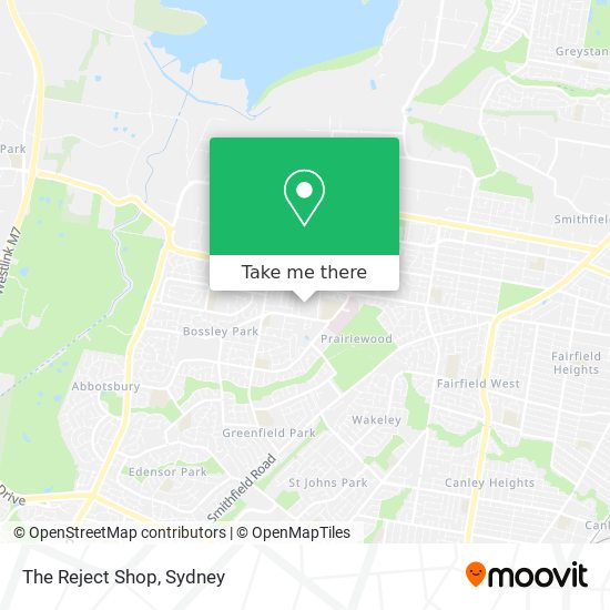 The Reject Shop map