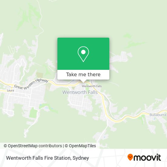 Wentworth Falls Fire Station map