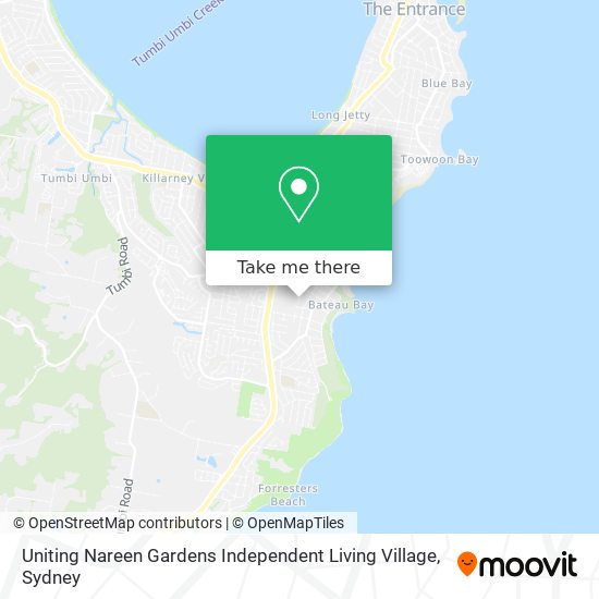 Uniting Nareen Gardens Independent Living Village map