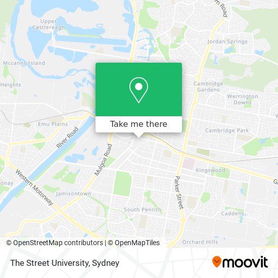 The Street University map