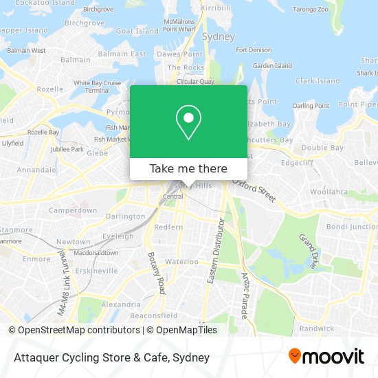 Attaquer Cycling Store & Cafe map