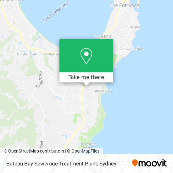 Bateau Bay Sewerage Treatment Plant map