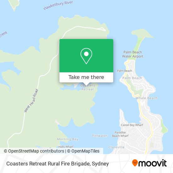 Coasters Retreat Rural Fire Brigade map