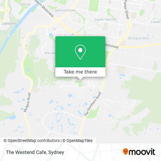 The Westend Cafe map