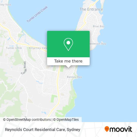 Mapa Reynolds Court Residential Care