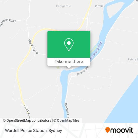 Wardell Police Station map
