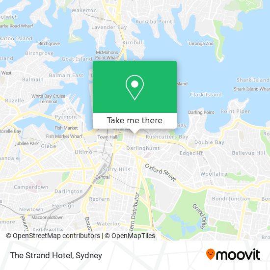 The Strand Hotel map