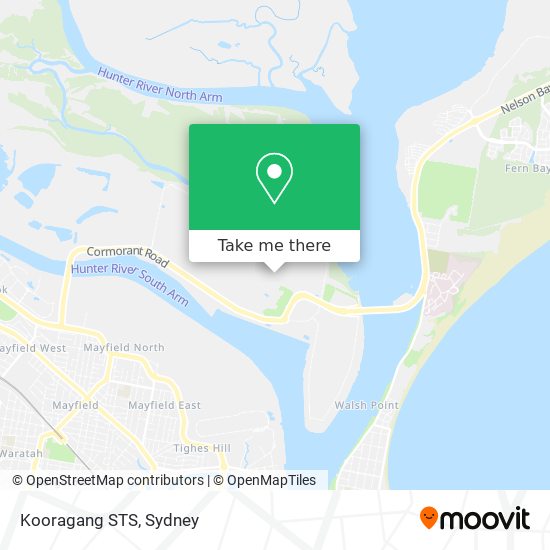 Mapa Kooragang STS