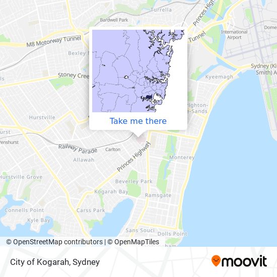 City of Kogarah map