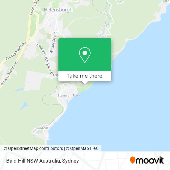 Bald Hill NSW Australia map