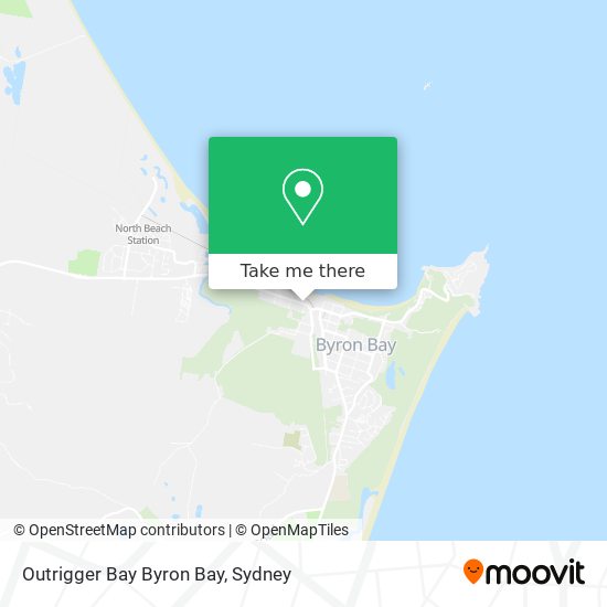 Mapa Outrigger Bay Byron Bay