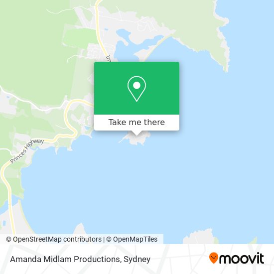 Amanda Midlam Productions map