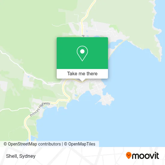 Mapa Shell