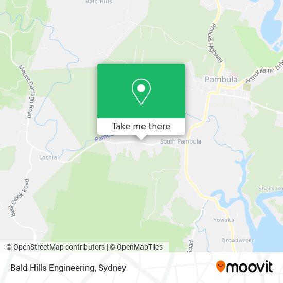 Bald Hills Engineering map