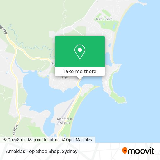 Ameldas Top Shoe Shop map