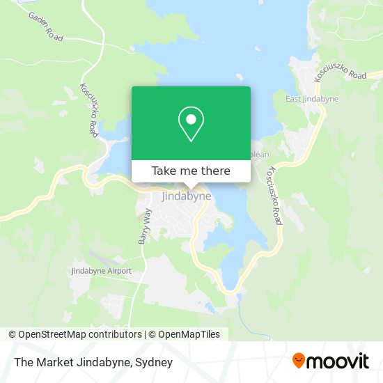 The Market Jindabyne map