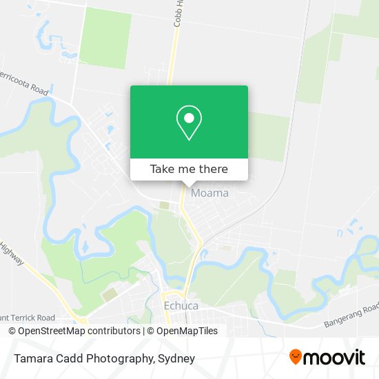 Tamara Cadd Photography map
