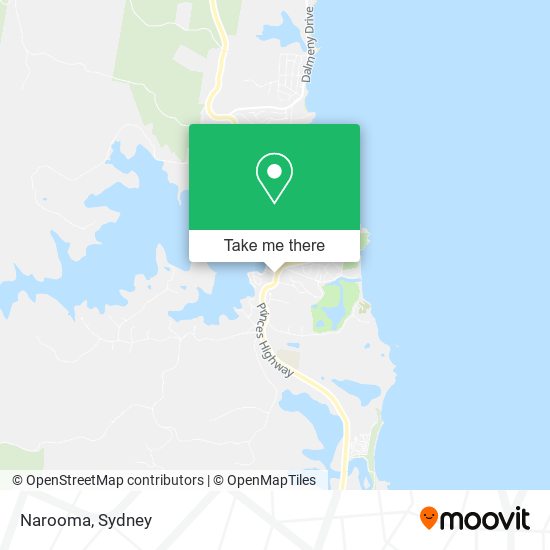 Mapa Narooma