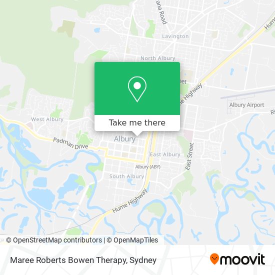 Mapa Maree Roberts Bowen Therapy