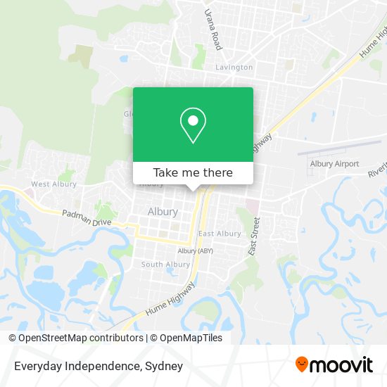 Everyday Independence map