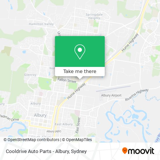 Cooldrive Auto Parts - Albury map
