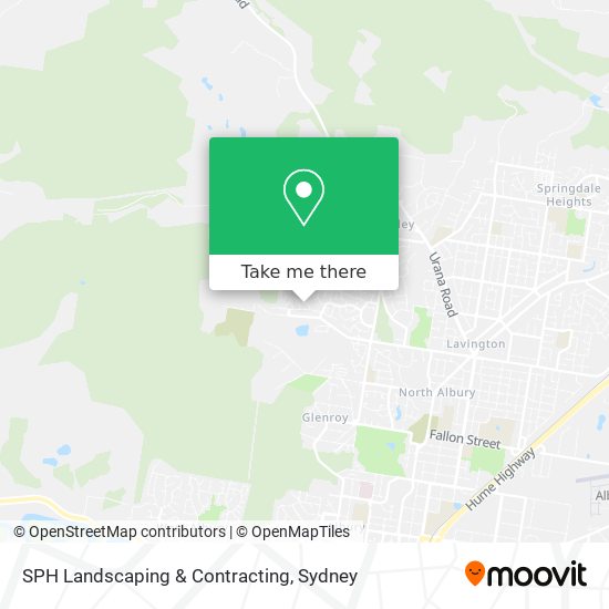 SPH Landscaping & Contracting map