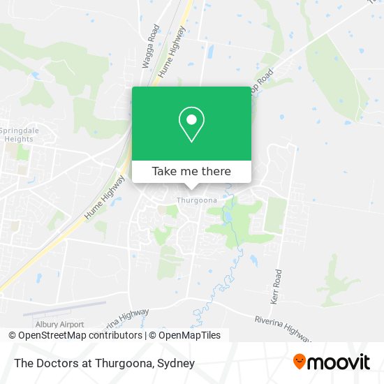 The Doctors at Thurgoona map