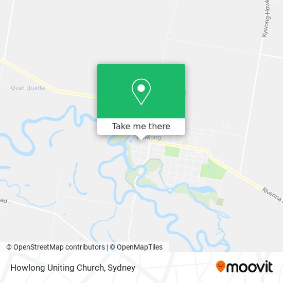 Howlong Uniting Church map