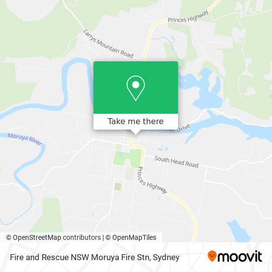 Fire and Rescue NSW Moruya Fire Stn map