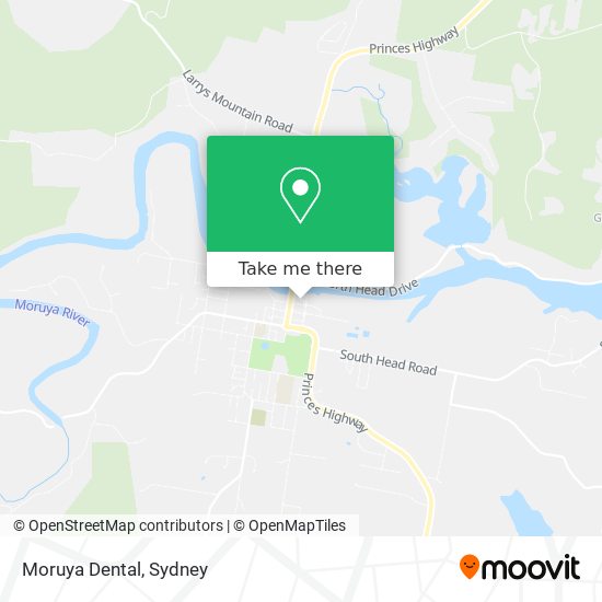 Moruya Dental map