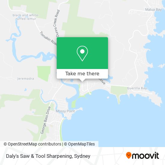 Mapa Daly's Saw & Tool Sharpening