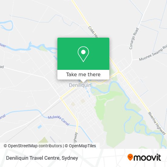 Mapa Deniliquin Travel Centre