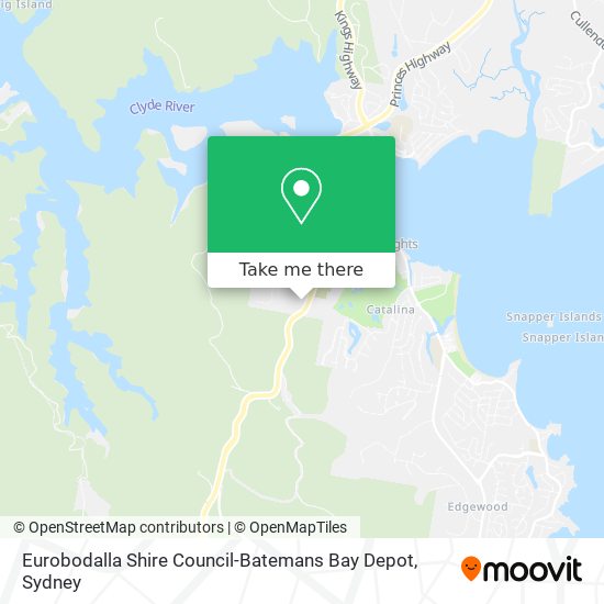 Mapa Eurobodalla Shire Council-Batemans Bay Depot