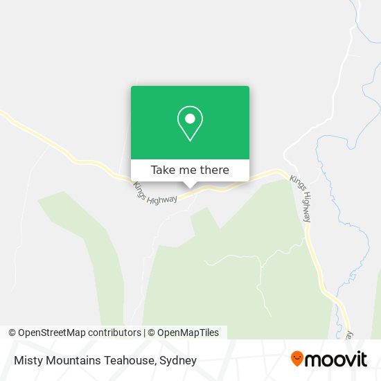 Misty Mountains Teahouse map