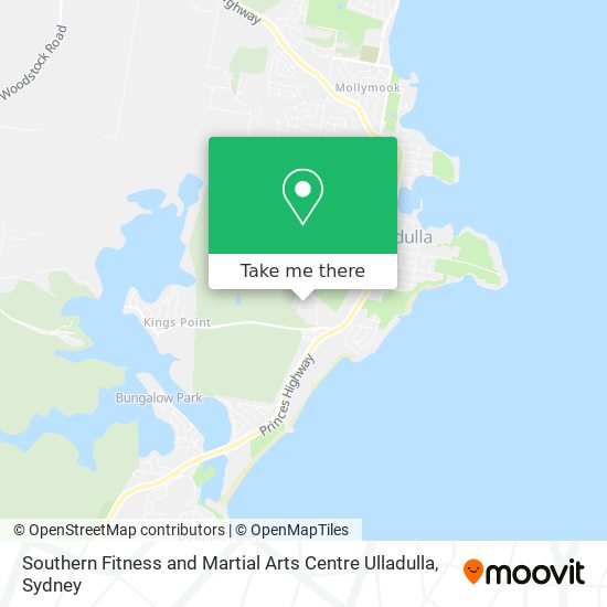 Southern Fitness and Martial Arts Centre Ulladulla map