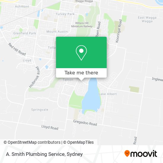 A. Smith Plumbing Service map