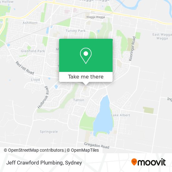 Mapa Jeff Crawford Plumbing