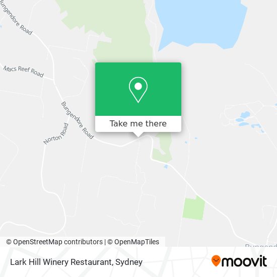Lark Hill Winery Restaurant map
