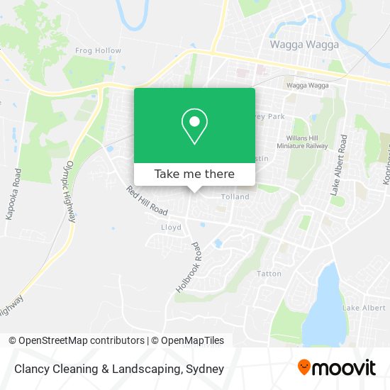 Mapa Clancy Cleaning & Landscaping