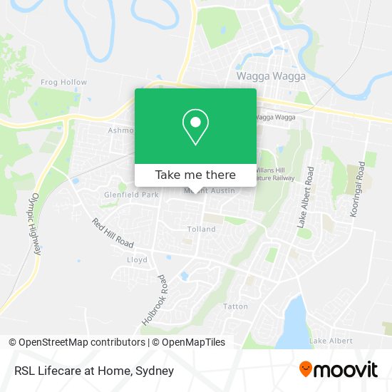 RSL Lifecare at Home map