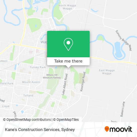 Kane's Construction Services map