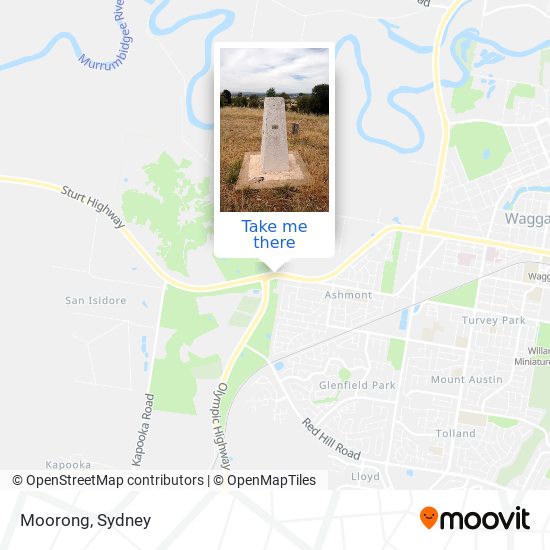 Moorong map