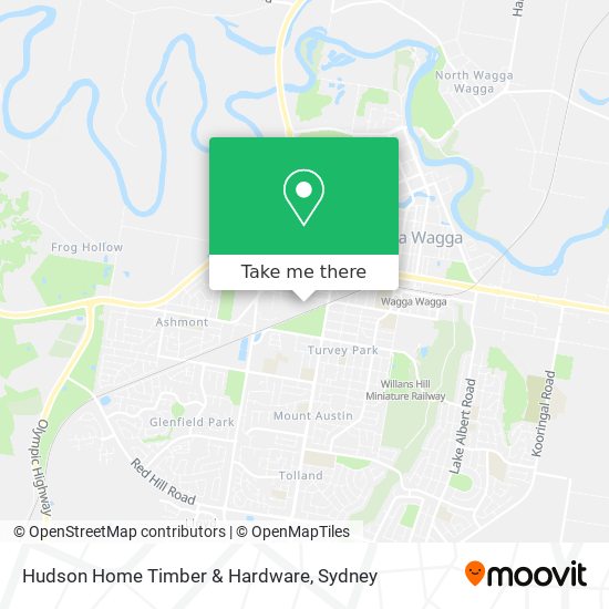 Hudson Home Timber & Hardware map