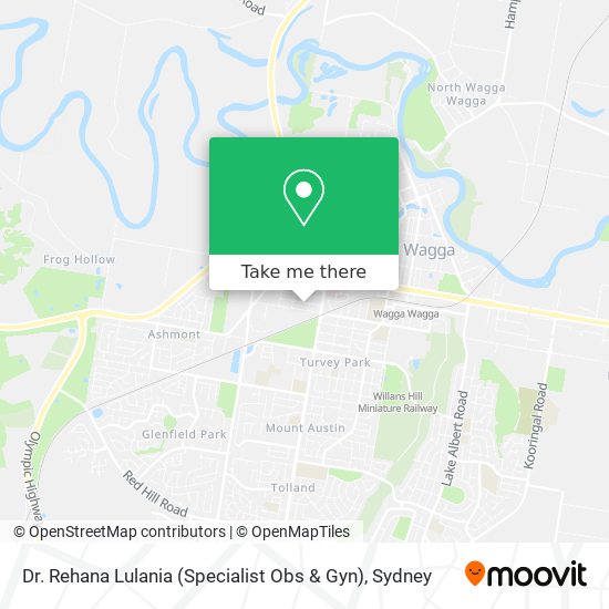 Dr. Rehana Lulania (Specialist Obs & Gyn) map